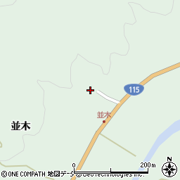 福島県相馬市山上並木135周辺の地図