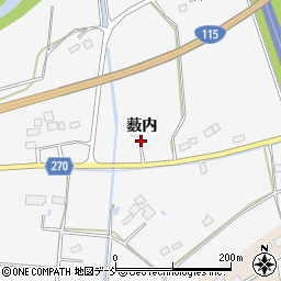 福島県相馬市今田（薮内）周辺の地図