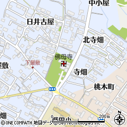 佛母寺周辺の地図