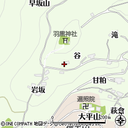 福島県福島市御山谷17周辺の地図