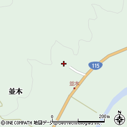 福島県相馬市山上並木133周辺の地図
