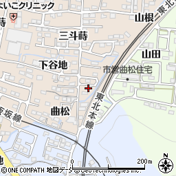 福島県福島市泉下谷地2-27周辺の地図