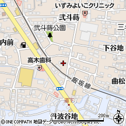福島県福島市泉道下24周辺の地図