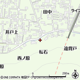 福島県福島市御山転石5周辺の地図