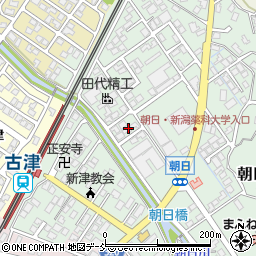 新潟県新潟市秋葉区朝日80周辺の地図