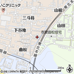 福島県福島市泉下谷地2-25周辺の地図