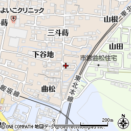 福島県福島市泉下谷地2-23周辺の地図