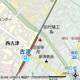 新潟県新潟市秋葉区朝日150周辺の地図