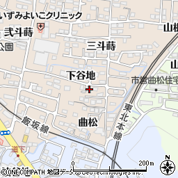 福島県福島市泉下谷地10-6周辺の地図