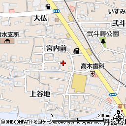 福島県福島市泉宮内前9-86周辺の地図