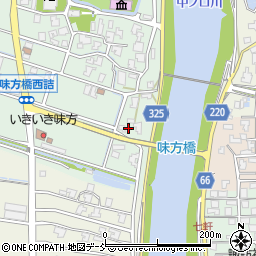 新潟県新潟市南区味方8周辺の地図