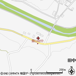 福島県伊達市霊山町山戸田（中川原）周辺の地図