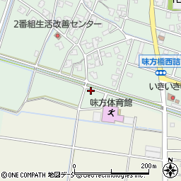 新潟県新潟市南区味方233-2周辺の地図