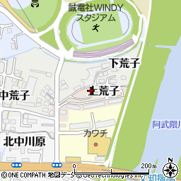 ラジオ福島社宅周辺の地図
