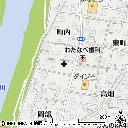 ローソン福島岡部店周辺の地図