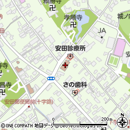 阿賀野市安田支所周辺の地図
