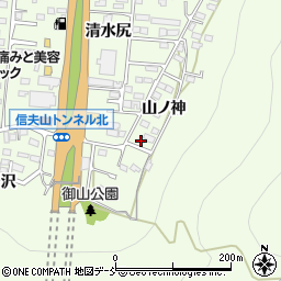 福島県福島市御山山ノ神19周辺の地図