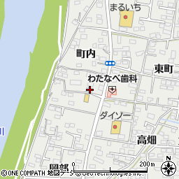 福島県福島市岡部町内14周辺の地図