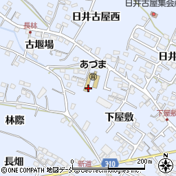 福島県福島市笹木野（下屋敷）周辺の地図