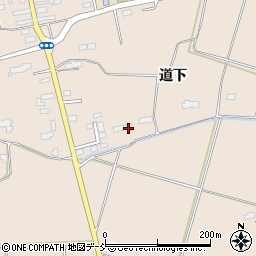 福島県相馬市坪田道下周辺の地図
