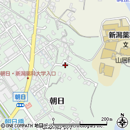 新潟県新潟市秋葉区朝日912周辺の地図
