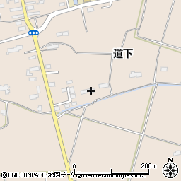 福島県相馬市坪田（道下）周辺の地図