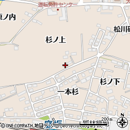 福島県福島市町庭坂杉ノ上22周辺の地図
