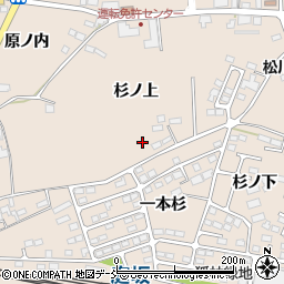 福島県福島市町庭坂杉ノ上16-6周辺の地図