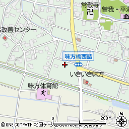 新潟県新潟市南区味方97-1周辺の地図