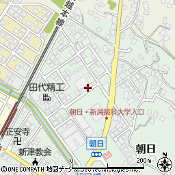新潟県新潟市秋葉区朝日45周辺の地図