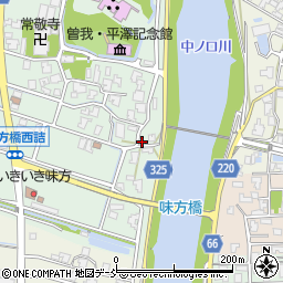 新潟県新潟市南区味方17-3周辺の地図