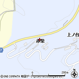 福島県伊達市保原町富沢赤柴周辺の地図