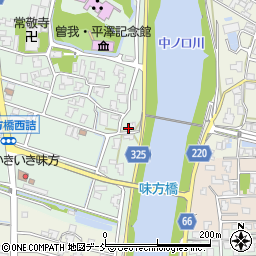 新潟県新潟市南区味方17-2周辺の地図