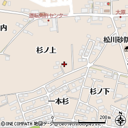 福島県福島市町庭坂杉ノ上21周辺の地図