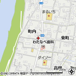 福島県福島市岡部町内34周辺の地図