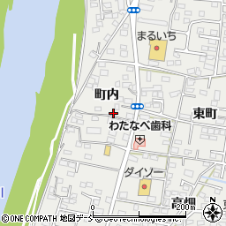 福島県福島市岡部町内38周辺の地図