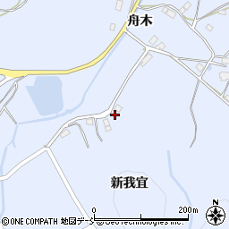 福島県伊達市保原町富沢新我宜77周辺の地図