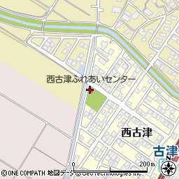 西古津ふれあいセンター周辺の地図