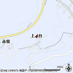 福島県伊達市保原町富沢上ノ台周辺の地図