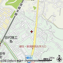 新潟県新潟市秋葉区朝日35周辺の地図