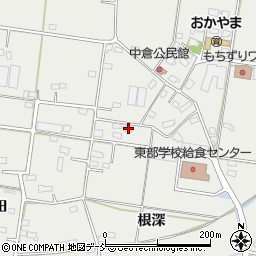 福島県福島市岡部倉ノ内3周辺の地図