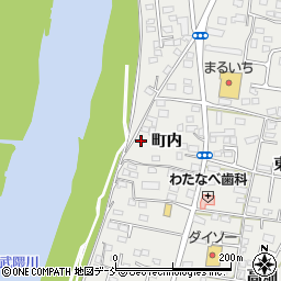 福島県福島市岡部町内44周辺の地図