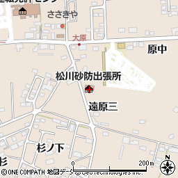 福島県福島市町庭坂遠原三周辺の地図