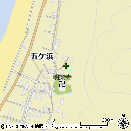 〒953-0078 新潟県新潟市西蒲区五ケ浜の地図