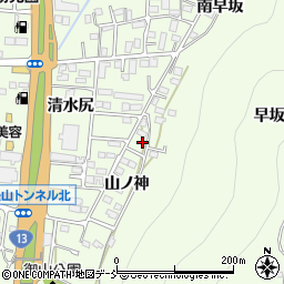 福島県福島市御山山ノ神5周辺の地図