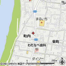 福島県福島市岡部町内61周辺の地図