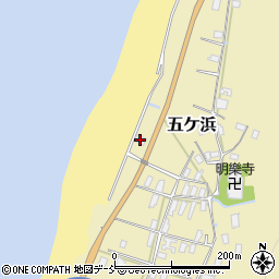 浦浜簡易郵便局周辺の地図