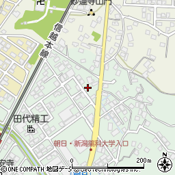 新潟県新潟市秋葉区朝日34-9周辺の地図