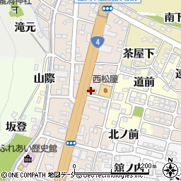 丸亀製麺 福島店周辺の地図