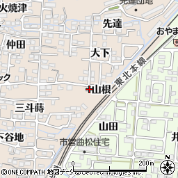 フジテレビ福島オフィス周辺の地図